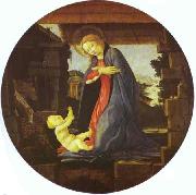 Sandro Botticelli The Virgin Adoring Child oil on canvas